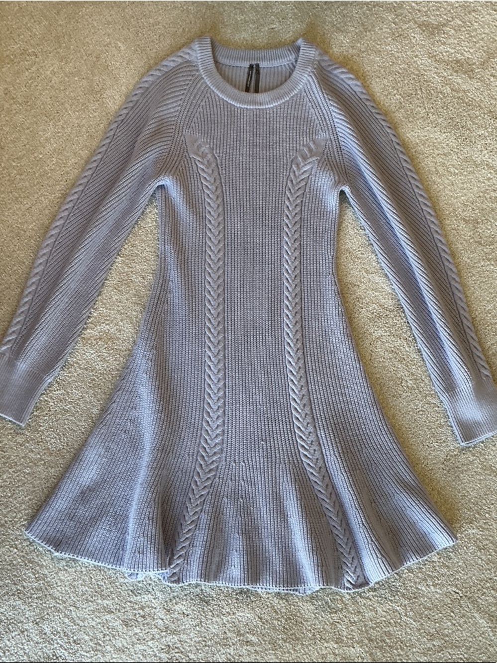 Anthropologie Skater Dress Lavender Sz M